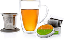 Load image into Gallery viewer, Glass Mug with Stainless Steel Infuser