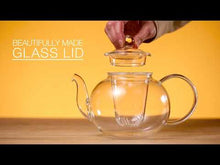 Load and play video in Gallery viewer, Glass Teapot with Glass Infuser
