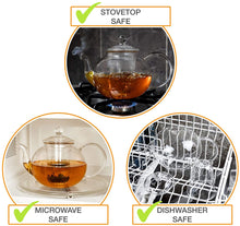 Load image into Gallery viewer, Glass Teapot with Glass Infuser
